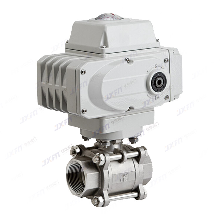 D911F-16P/R 电动三片式螺纹球阀