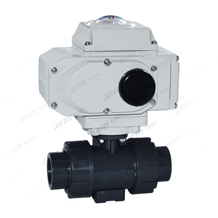 Q991X-10U-电动UPVC双由令球阀