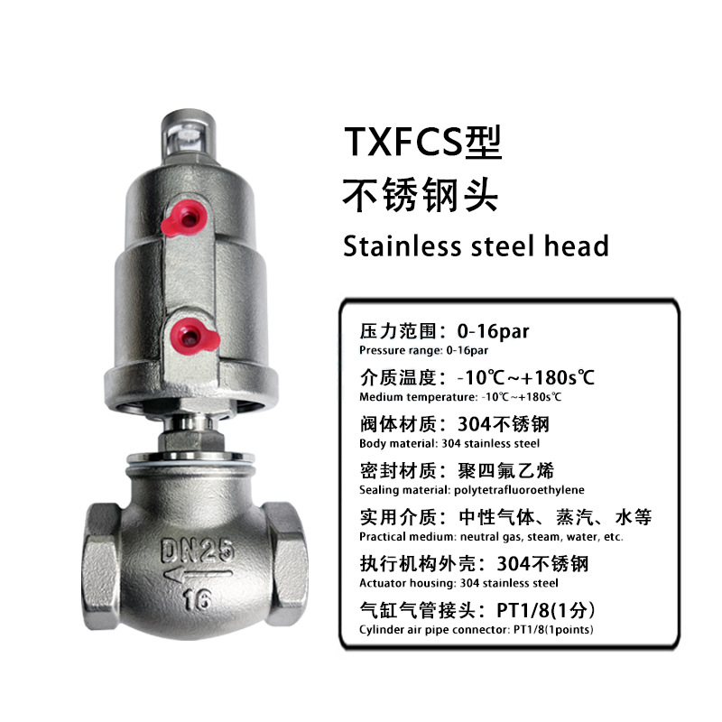 TXFCS-气动T型截止阀