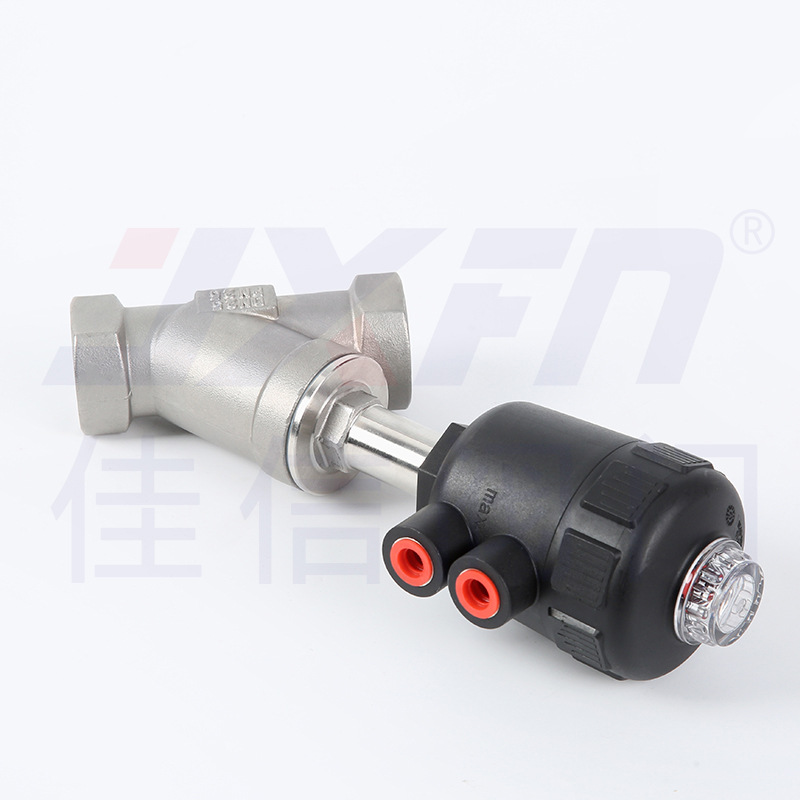 JZFAS-塑料头气动角座阀(A型气缸)